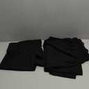 BTFBM Summer Outfits For Women 2026 Two Piece Sets Casual Short Sleeve Spring Tops Wide Leg Pants Matching Lounge Set (Medium, Black)