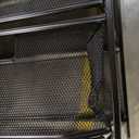 Mind Reader Cart with Drawers, Multipurpose Office Organizer, Utility Cart, Rolling Storage, Metal Mesh, Black