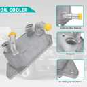 AULINK CV6P7869AE Engine Automatic Transmission Oil Cooler Compatible with Ford Escape 2007-2016 1.6L 2.0L 2.5L 3.0L L4 V6, Replaces CV6P-7869-AE 5165817