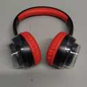 gorsun Kids Bluetooth Headphones, Toddler Headphones 85 dBA Safe Volume, 45 Hours Playtime, with Mic, Bluetooth 5.3, Kids Wireless Headset for iPad/Tablet/Travel/School, ldeal Gift (Black/Red)