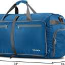 Gonex 80L Packable Travel Duffle Bag Foldable Duffel Bags for Luggage Gym Sports Camping Travelling Cycling Storage Shopping Water & Tear Resistant Deep Blue