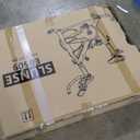 Exercise Bike, Magnetic Resistance Stationary Bikes for Home with App Compatible, Silent Indoor Cycling Bike with 350lbs Weight Capacity Comfortable Seat, Digital Monitor & Phone Mount (Grey Orange)