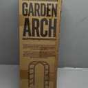 Garden Arch Trellis for Climbing Plants Outdoor Wedding Arches for Ceremony Black Metal Garden Arbor Indoor Garden Arches for Party Decoration 7.9ft Wide X 6.4ft High (Black Garden Arch)