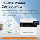 CRG 067H CRG-067 Toner Cartridge Set Replacement for Compatible Canon 067H Compatible for Color Image Class MF656Cdw LBP632Cdw MF654Cdw MF653Cdw LBP633Cdw Printer (5 Pack)