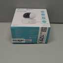 Kasa 2K+ Indoor Pan/Tilt Wired Security Camera - Works as a Baby Monitor & Pet Camera, Motion Detection & Tracking, 2-Way Audio, Night Vision, Subscription-Free Local Storage or Optional Cloud, KC410S (White)