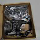 V-Type Bike Brake Set, Complete Universal Bike Front and Rear MTB Brake, Bicycle Brakes, Inner and Outer Cables, Include Brakes Lever Calipers Multi-Tool Wrenches