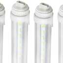 WYZM 4PCS F72T12/cw/ho LED Replacement 6ft, R17D 6 Feet 30Watt Fluorescent Replacement for F72T12/CW/HO (4-Pack White)