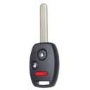 SUPALAND Key Fob Keyless Entry Fits for Honda CRV CRZ Fit Insight Accord Crosstour 2007 2008 2009 2010 2011 2012 2013 Remote Control Head Key Replacement MLBHLIK-1T 35111-SWA-306 3 Button 46 Chip