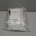 LiBa Bathroom Shower Curtain - Waterproof Plastic Shower Curtain Premium PEVA Non-Toxic with Rust Proof Grommets 10G Heavy Duty Bathroom Accessories 72x72 (2a. 10g-clear)