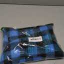 Kuoser Dog Winter Coat, Windproof Dog Fleece Jacket British Style Plaid Cold Weather Doggie Vest Coats, Reversible Cozy Warm Pet Clothes Apparel for Large Size Dogs L