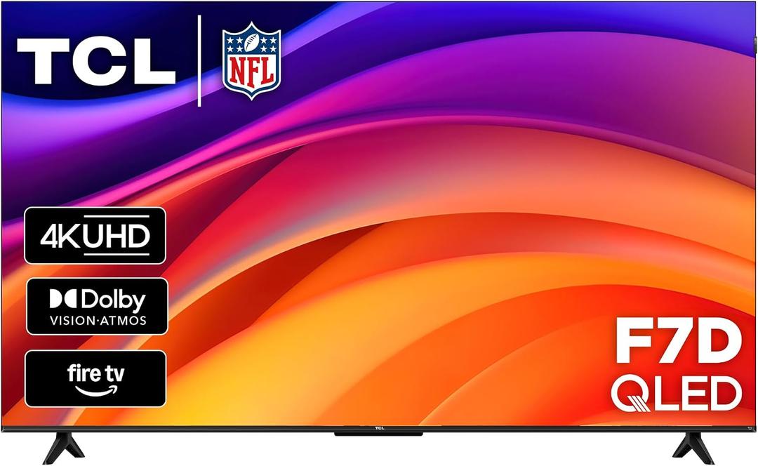 TCL 55-inch F7D Series QLED 4K UHD smart TV (55F7D, 2026 Model) | Dolby Vision & Atmos, DTS | Voice Remote with Alexa+ | Motion Rate 240, Game Accelerator 120, auto Game Mode