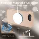 YENAPOON for iPhone 17e Case, iPhone 16e Case, Matte Magnetic Phone Cover [with 1 Screen Protector] [Support for MagSafe] [Shockproof Military Grade Protection] Translucent Frosted Back, Coral Pink