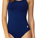 Baleaf Women's Athletic Training Adjustable Strap One Piece Swimsuit Swimwear Bathing Suit, Size Medium 