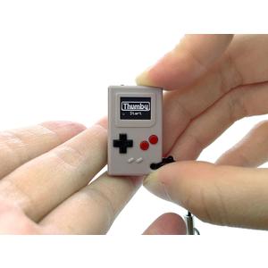 TinyCircuits Thumby Programmable Game Console Keychain Retro Gaming Fun Mini-Console, STEM Learning, USB Rechargeable, 5 Preloaded Games (Gray)