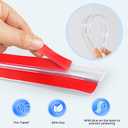 Edge Corner Protector Baby Proofing, Clear Soft Corner Protectors Baby Proof, Furniture Corner Guard & Edge Safety, Edge Protector for Table and Fireplace(9.8ft L*0.78inch W*0.09inch H)
