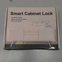 Drawer Lock eLinkSmart Hidden Cabinet Lock with NFC RFID Card Bluetooth APP Child Safety No Drilling Required for Kitchen Pantry Furniture Cupboard Door Black