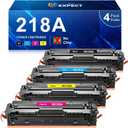 218A Toner Cartridges 4 Pack Compatible Replacement for HP 218A 218X Toner Cartridges for Color Laserjet Pro MFP 3301fdw 3301cdw 3201dw 3301sdw Printer W2180A W2180X High Yield (No Chip)(BCMY,4 Pack)