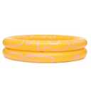 Pool Buoy Round Inflatable Pool with Storage Bag - Premium Outdoor Swimming Pool for Kids, Toddlers, Infants and Adults - Garden and Backyard Pools for Family Summer Pool Party (Golden Glenys)
