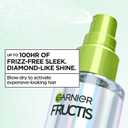 Garnier Fructis Diamond Sleek Hair Shine Spray, Frizz Control and Heat Protectant for Frizzy, Dry Hair, Formulated with Vegan Keratin Smoothing Complex and Argan Oil, 4.6 Fl Oz