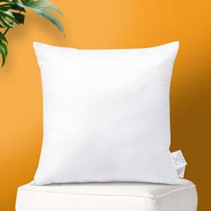 OTOSTAR Throw Pillow Insert Premium Fluffy Plump Pillow Stuffer Square Cushion Inner Decorative Pillow Insert for Decorative Cushion Sofa Bed Couch Stuffer Pillow 16 x 16 Inch (1 Pack,16''x16'')