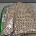 MICROFI New Microfiber Waffle Bath Towels, 3 Pieces, Oversized, Soft, Absorbent, Fast Drying, Lint Free, Includes Bath, Face and Hand Towels (Beige)