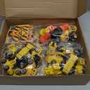 BenLouis 96Pcs Construction Party Favors Excavator Tractor Theme School Stationery Set Bulk for Kids Construction Birthday Party Goodie Bag Stuffers Classroom Gifts Rewards Pinata Filler