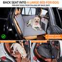 YJGF Back Seat Extender - Dog Car Seat Cover, Hammock for Dogs, Grey (For Car/SUV/Small Truck)