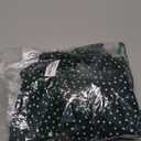 EXLURA Womens High Waist Polka Dot Pleated Maxi Long Skirt Floral Midi Swing Skirt Boho Beach Vacation Outfits with Pockets, L