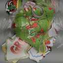 Syhood 48 Pcs Whimsical Lime Green Furry Christmas Ball Tree Ornaments Decoration Set with Faux Fur Christmas Balls Wooden Hanging Sign for Bendable Xmas Tree Holiday Party Home Decor,1.57 Inch