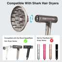 Large Diffuser Attachment for Shark Speed Style, Upgraded Larger Shark Diffuser Nozzle for Speed Style Dry Styler and Styling Tool for Wavy, Curly, Coily Hair