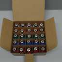 Oviejo C9 Led Replacement Christmas Light Bulb, C9 Multicolor Led Bulbs for Christmas Outdoor String Lights, E17/C9 Intermediate Base-0.6 Watts, 25 Pack