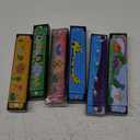 6 Styles Harmonica for Kids Lightweight Harmonicas with Double Row of 16 Holes Kids Harmonica Party Favors for Adult Beginners Musical Instrument Toy
