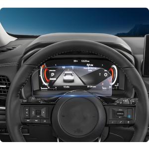 LUWU Screen Protector Compatible with 2021 2022 2023 2024 2025 Rogue Accessories Tempered Glass 2025 Rogue SV/SL/Platinum Touch Screen Display Digital Instrument Panel 12.3-Inch