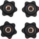 HOMIEE 2 Pack Heavy Duty Deck Hook, Metal Fence Deck Hook Rail Holds for Hanging Bird Feeders, Planters, Suet Baskets, Lanterns, Wind Chimes (A)