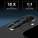 4 x DEERLAMN Camera Lens Protector for Samsung Galaxy S26 Ultra(6.9 Inch),9H Hardness Anti Scratch Easy Installation Tempered Glass [3-Packs] - Black