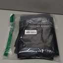 RYB HOME Small Window Curtains Blackout - Privacy Energy Saving Insulating Curtains Blinds for Bedroom Bathroom Basement Kids Nursery Kitchen, W 34 x L 48 inches, Black, 2 Panels