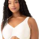 Wacoal Women's Basic Beauty Unlined Underwire Full Coverage Bra, 855192 (38D, Ivory)