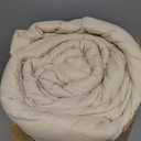 Bedsure Oversized King Comforter Set Beige - Bed in a Bag Bedding Set 7 Pieces, GentleSoft Pintuck Bed Set Gift for Family, Pinch Pleat Beige Comforter with Sheets, Pillowcases & Shams