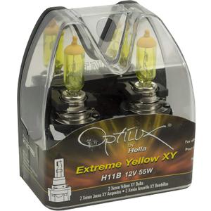 HELLA H71071552 Optilux XY Series H11B Xenon Yellow Halogen Bulbs, 12V, 55W 2 Pack