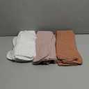 Muslin Burp Cloths for Baby 100% Cotton Burping Cloths for Unisex, Boy, Girl - Large 20'' by 10'' Newborn Essentials Ultra Soft Absorbent Milk Spit Up Rags - 12 Pack - White+Light Bean Paste Series