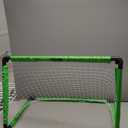 Franklin Sports Kids Mini Soccer Goal Set - Backyard + Indoor Mini Net and Ball Set with Pump - Portable Folding Youth Soccer Goal - Perfect Kids Toy - 36" x 24" (Green)