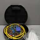 Auto Tightening Snow Chains Tire Chains, 1-Minute Quick Install, Twist-Link, Wear-Resistant, Universal for Car/SUV/Pickup Trucks, Multi-Weather Emergency Traction, Set of 2 (HLN-140, 3.9mm)