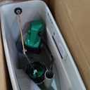 Set Of 2: TOTO TCT428CFGT4001 EP Wall Mounted Elongated Chair Height Toilet Bowl Only with Washlet+ and CeFiONtect - Less Seat Cotton White And 
TOTO Drake 1.6 GPF Toilet Tank with WASHLET+ Auto Flush Compatibility, Cotton White - ST776SA#01