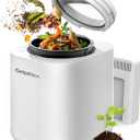 4L COMPONOVA Electric Composter for Kitchen, Countertop Compost Bin, Smart Mill Composter Home Indoor Fertilizer Machine Odorless, Turn Waste to Pre-Compost for Plants (White)