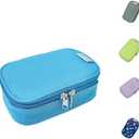 Mini Insulated Snack Bag Mini Lunch Bag Insulin Bag (Blue)