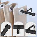 1 Inch Curtain Rods for Windows 48 to 86 Inches