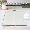 Lined Journal Notebook, 240 Pages, A5 5.7" x 8.3", PU Leather Journals with Elastic Pen Holder, 80 GSM Thick Paper, Water-Resistant Hardcover Notebooks for Writing Journaling Office School - Blue