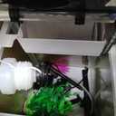 VEVOR Fish Tank Aquarium, 2 Gallon LED Square Ultra-Clear Glass Tank Temperature Monitoring Adjustable 7 Color Lighting, Self Cleaning System Fishbowl for Freshwater & Saltwater Fish Home,Office,Pet