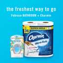 Febreze Bathroom Air Freshener, Odor-Fighting, Plug In Alternative, Air Fresheners for Small Spaces in Home, Bathroom, Kitchen, & Closet, Pet & Litter Box Odor Fighter, Refresh & Energize Scent, 4ct