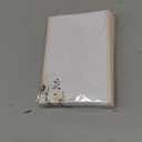 Dashleigh 48 White Flowers and Gold Foil Notecards, 4x6 inches
